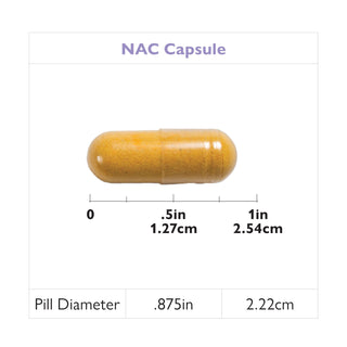 NAC (N-Acetyl Cystein), 600 mg, kapsler
