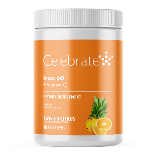 Eisen 60 mg + Vitamin C, Kaubonbons / Soft Chews, Twisted Citrus