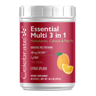 Essential Multi 3 i 1 Multivitamin med Calcium, Drink Mix