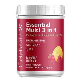 Essential Multi 3 in 1 Multivitamin mit Kalzium, Getränkemix