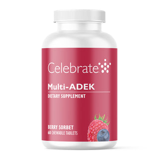 Multi-ADEK Vitaminsiz Demir, Çiğnenebilir, Berry Sorbet