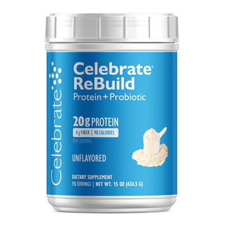 Celebrate® ReBuild Protein + Probiotic, pulver