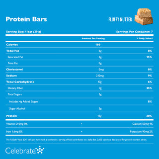 Protein Bars, 7 Bars