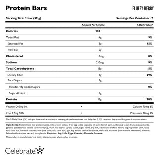Proteinbarer, pakke med 7 stk.