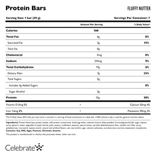 Proteinbarer, pakke med 7 stk.