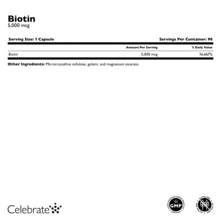 Biotin 5.000 mcg, Kapsül