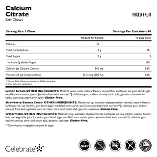 Kalziumcitrat, Kaubonbons / Soft Chews