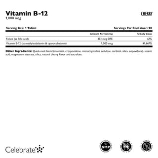 Vitamin B-12 Hurtig-Smelte 