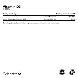 Vitamin D3 625mcg (25.000 IE), Kapseln