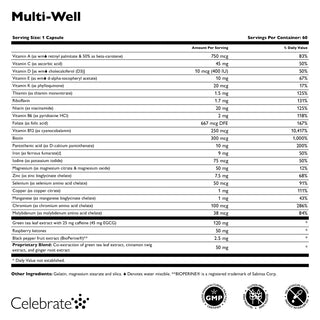 Multi-Well Gewichtsverlust Multivitamin, Kapseln 