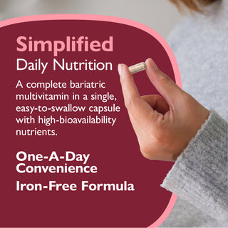CelebrateONE einmal täglich bariatrisches Multivitamin ohne Eisen, Kapseln