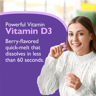 Vitamin D3 625mcg (25.000 IE), Schmelztabletten, Berry