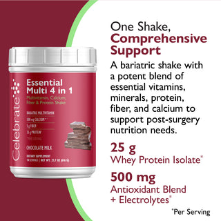 Essential Multi 4 in 1 Multivitamin mit Kalzium + Protein, Pulver