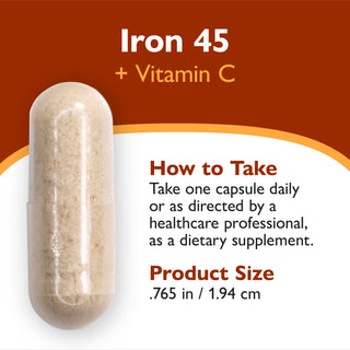 Eisen 45 mg + Vitamin C, Kapseln