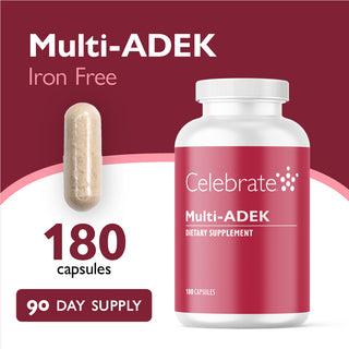 Multi-ADEK Vitamin ohne Eisen, Kapseln