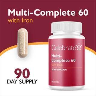 Multi-Complete 60 Bariatrisches Multivitamin mit Eisen, Kapseln