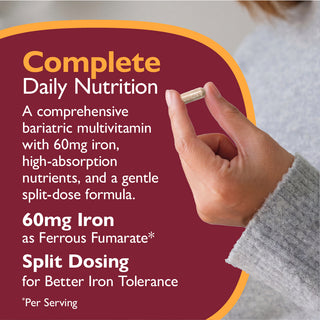 Multi-Complete 60 Bariatrisches Multivitamin mit Eisen, Kapseln