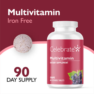 Bariatrisches Multivitamin ohne Eisen, Kautabletten
