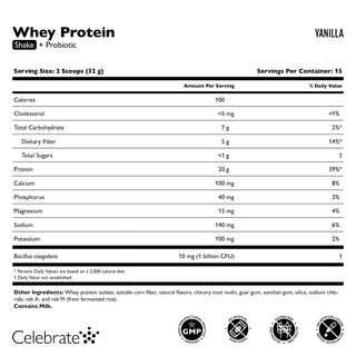 Celebrate® ReBuild Protein + Probiotikum, Pulver