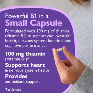 Thiamin Vitamin B1, 100 mg, Kapseln