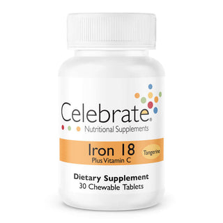 Eisen 18 mg + Vitamin C, Kautabletten, Orange