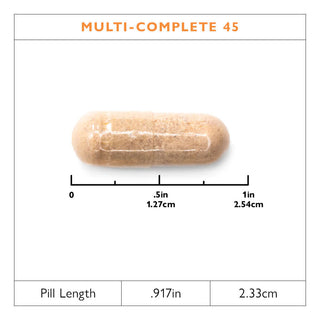 Multi-Complete 45 Bariatric Multivitamin med jern, kapsler